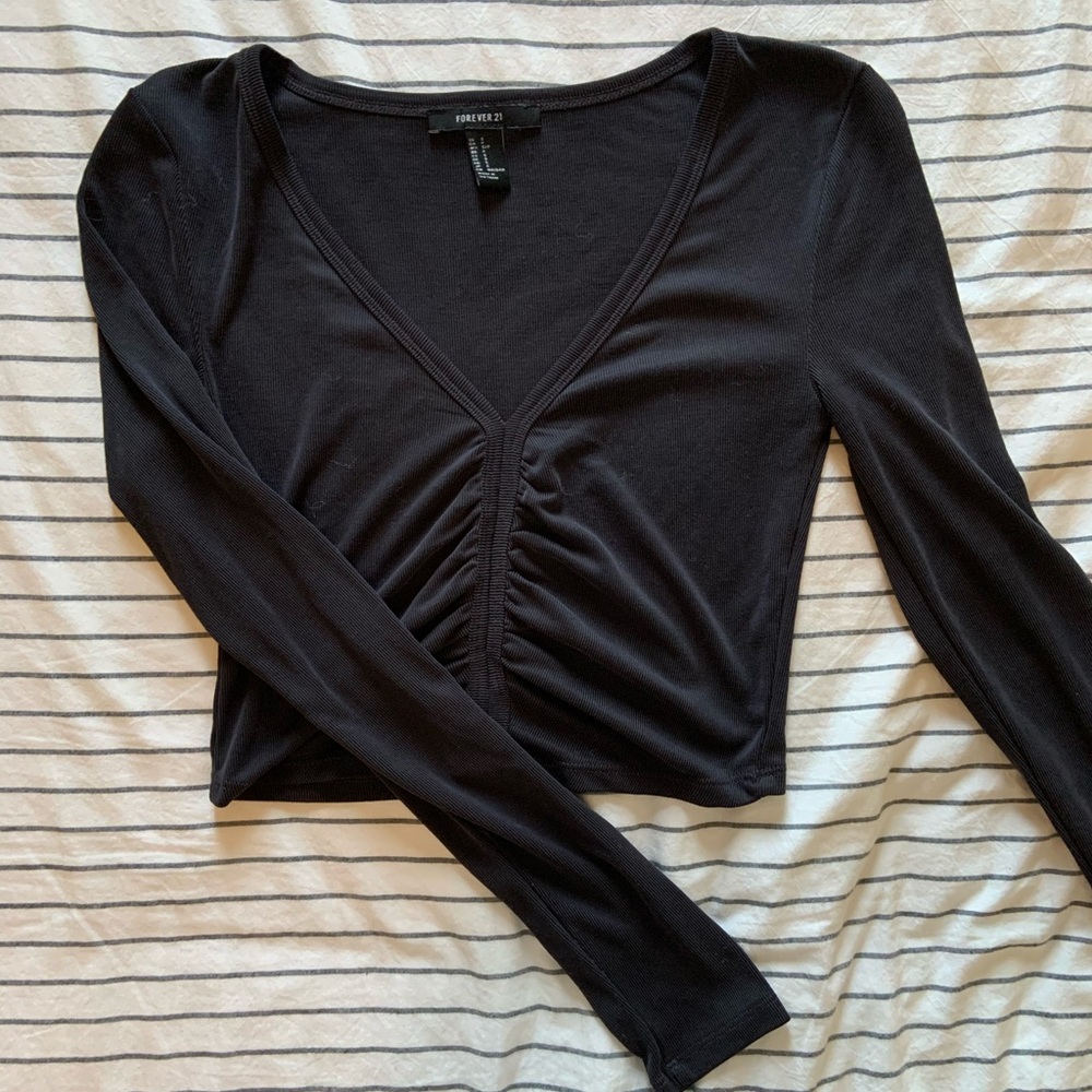 Dark gray top